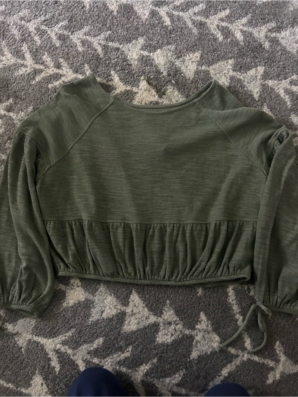 aerie Olive Green top